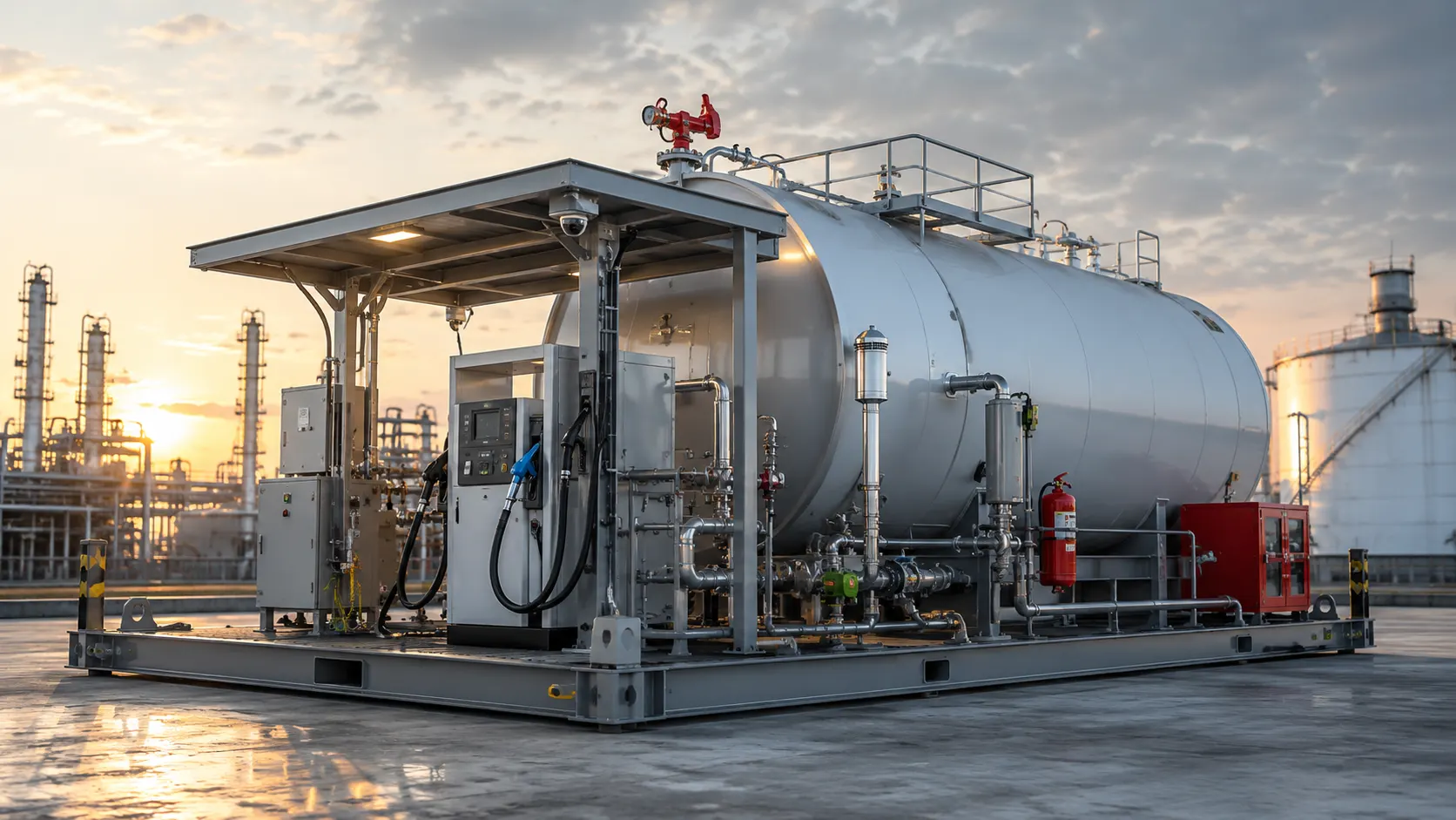 Explosion-Protected Skid-Mounted Fueling Unit
